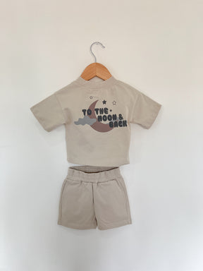 MLBC To the Moon and Back Shorts Set - Sand