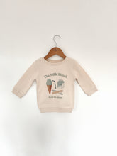 The Milk Shack Blue - Cream Sweatshirt