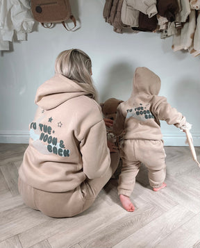 Adults MLBC To The Moon & Back Hoodie- Biscuit
