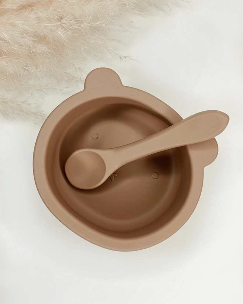 Silicone Bear Feeding Set